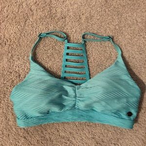Turquoise Calia Racerback Swim Top
